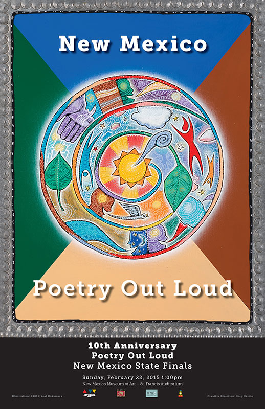 NMArts Poetry Out Loud 2015 poster
