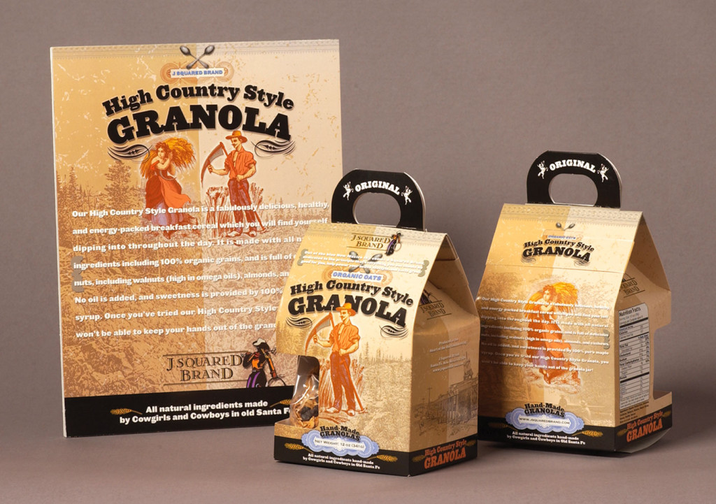 J-Squared Granola label