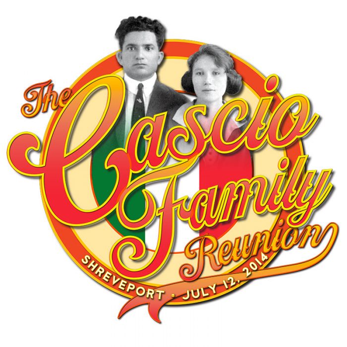 The Cascio Family Reunion" From Cefalu to Shreveport logo