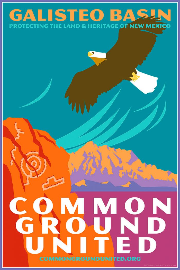 Galisteo Basin: Protecting the Land & Heritage of New Mexico poster