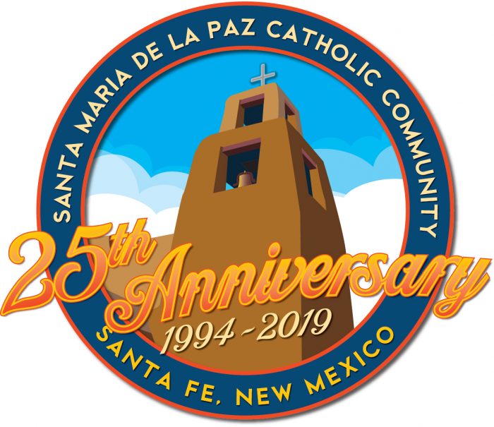 Santa Maria de la Paz 25th Anniversary logo