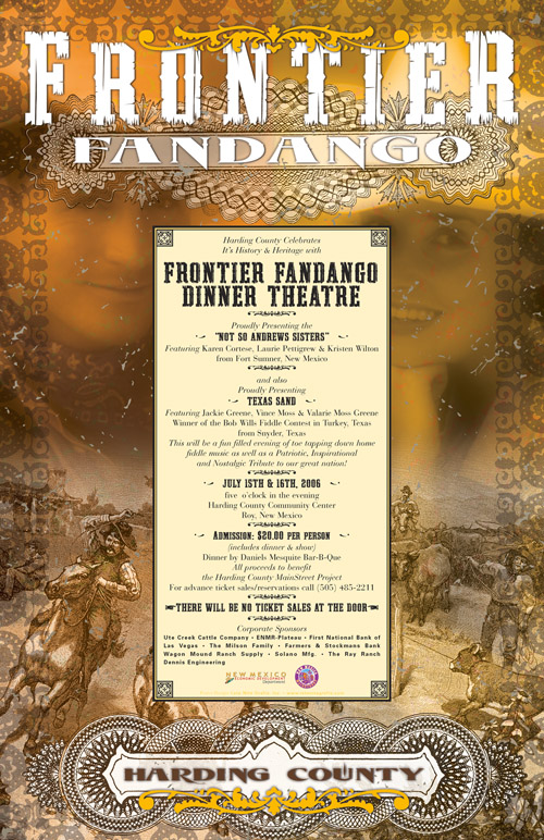 Frontier Fandango poster