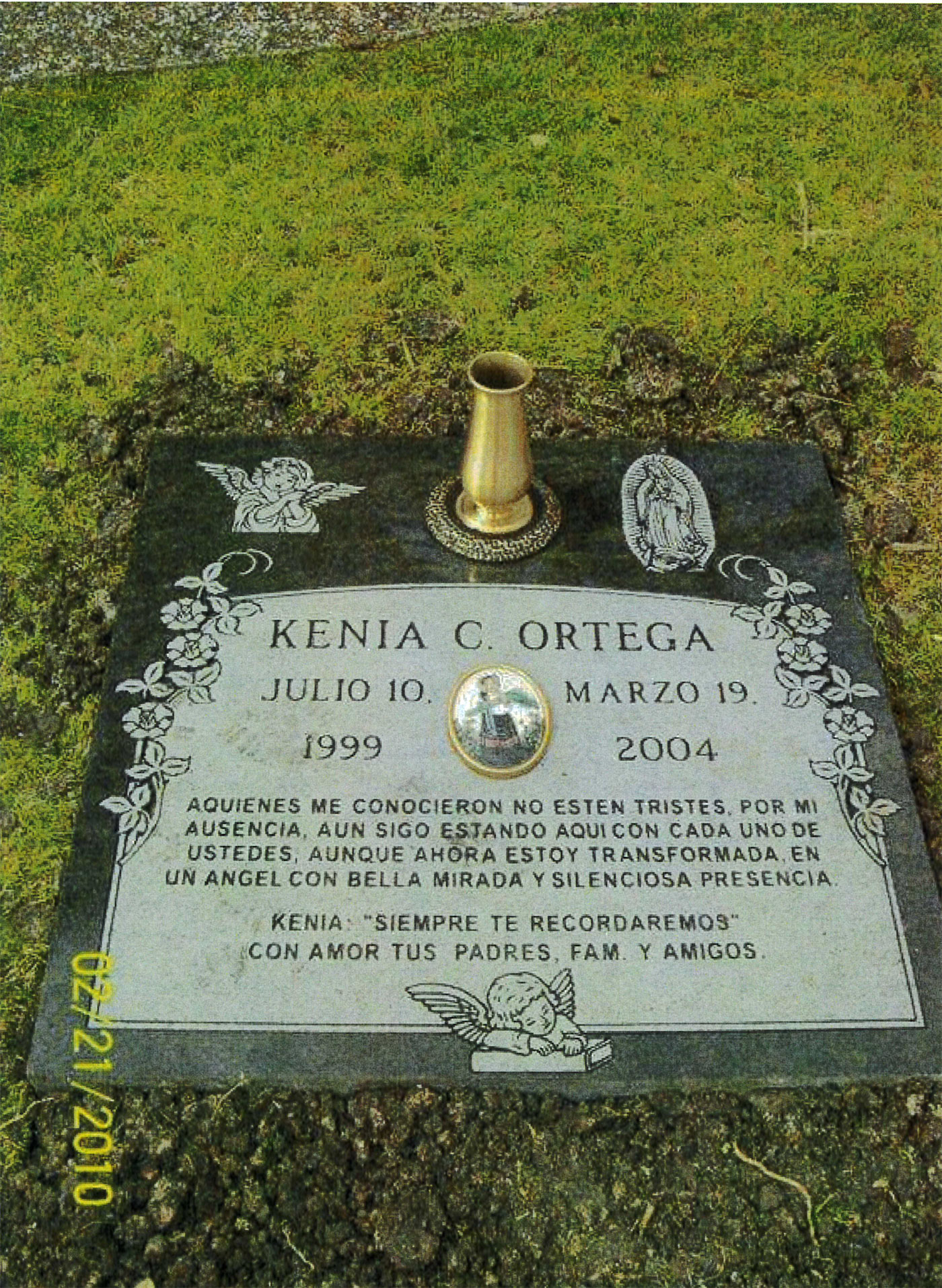 One Half Ledger at Gravesite